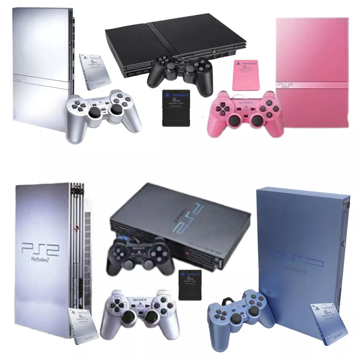  PlayStation 2 Console Slim PS2 : Video Games