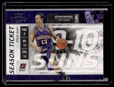 2009-10 Panini Playoff Contenders Steve Nash Season Ticket #94 Phoenix Suns