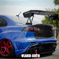 2008-17 VLAND Smoked LED Tail Lights Sequential Turn For Mitsubishi Lancer EVO X