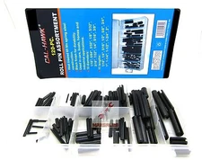 120 Pc Roll Pin Assortment Set Steel Split Spring Dowel Tension Fasteners Snap 