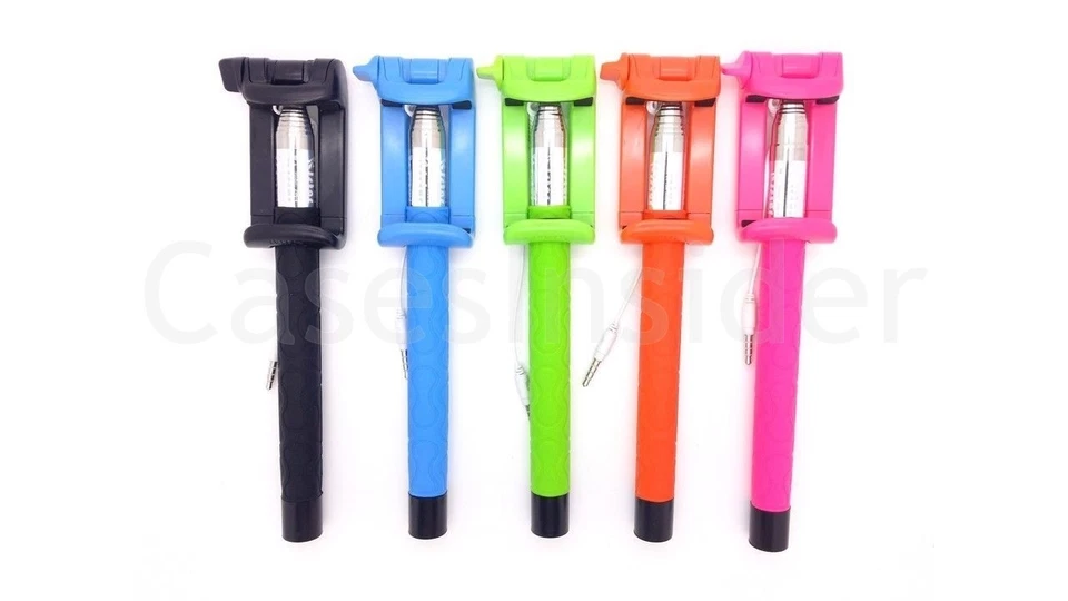 Black Foldable Selfie Extendable Monopod Stick with Remote For Samsung & Iphone  - Image 4 of 4