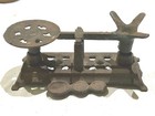 Antique Miniature Cast Iron Balance Scale Grocer Apothecary Trade Scale — photo 9