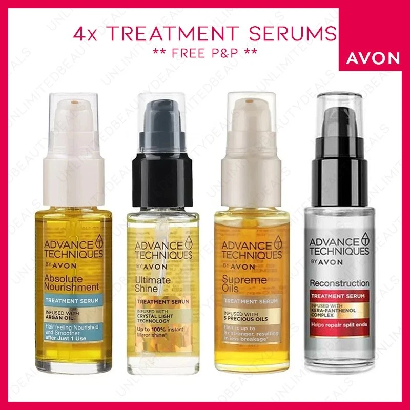 4x AVON ADVANCE TECHNIQUES TREATMENT SERUMS - VARIOUS OPTIONS (Nourishment) 30ml