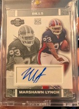 Marshawn Lynch 2007 Topps Co-Signers Rookie Rc Auto Bills Seahawks