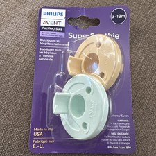 Philips Avent 2 Pack Soothie Pacifiers Blue/yellow 3 18 Months Durable