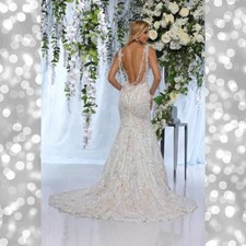 NWT Impression Bridal Wedding Dress Gown 10385 Size 8