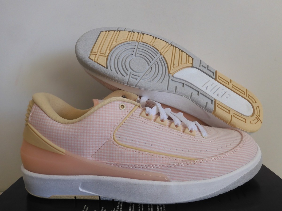 Nike Air Jordan 2 Retro Low Atmosphere Pink-Pale Vanilla Mens Sz