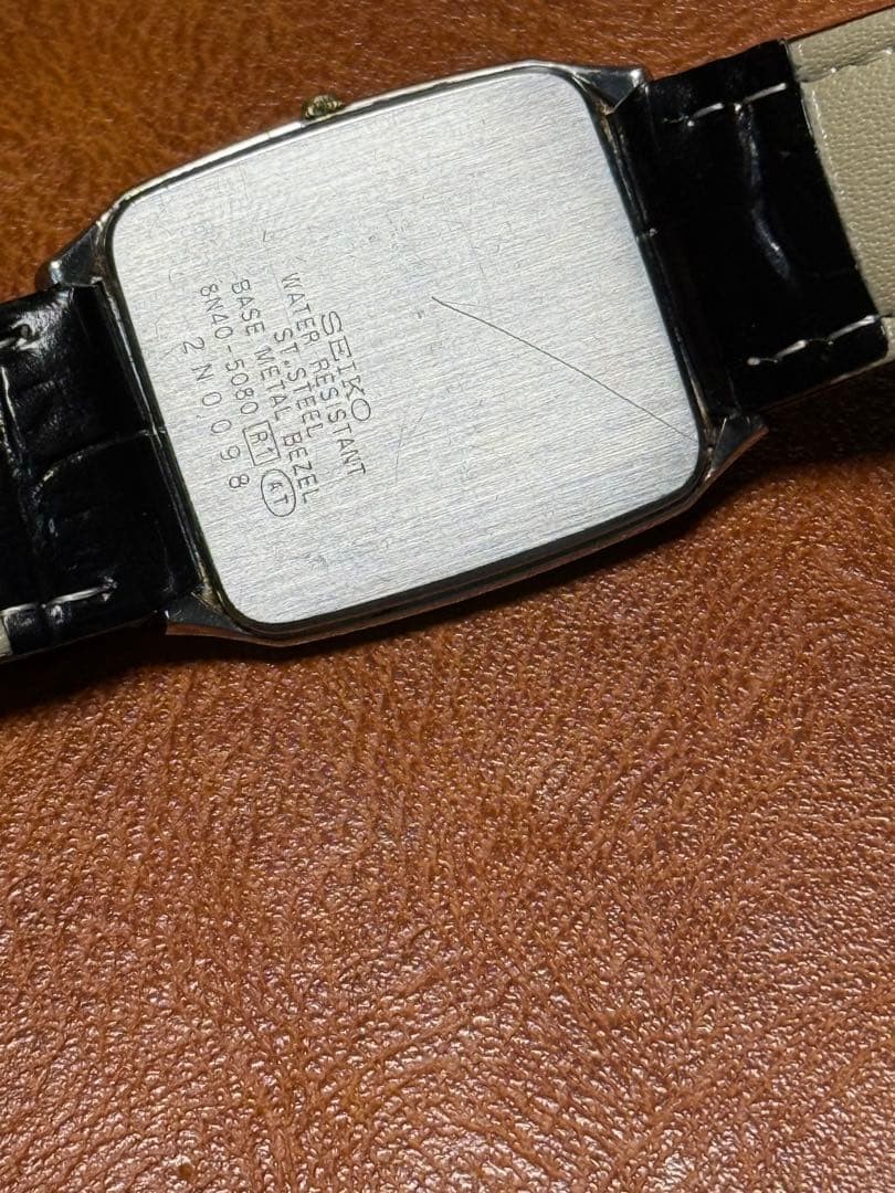 Seiko Dolce A142 Rectangular Quartz Timepiece Vin… - image 9