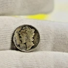 1917 S US Mercury Dime 10c VG (Ding)