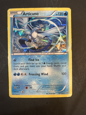 2015 Pokemon Roaring Skies Articuno 16 /108 Cracked Ice Holo Holographic Rare