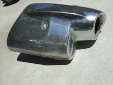 57 1957 Chevrolet 150 210 Rear Bumper End Cap Drivers Side Original 57 1957 Chevrolet 150 210 Rear Bumper End Cap Drivers Side Original