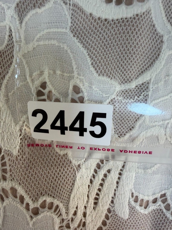 Connected Apparel Lace Dress Women’s Size 10 Ivory Sheath Overlay | eBay
