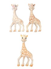 Lot 3 Sophie the Giraffe Teether Baby Toy Rubber Squeaker Squeaky SLC VTG