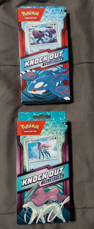 Pokemon TCG Lot of (2) Knock Out Collection, (1) Kyogre, (1) Suicune