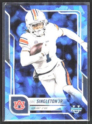 2025 Bowman University Chrome Sapphire #186 Eric Singleton Jr.