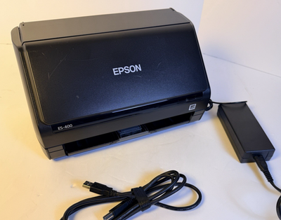 #ad Epson WorkForce ES 400 Document Scanner ADF Duplex USB Scanner Tested Working $149.00