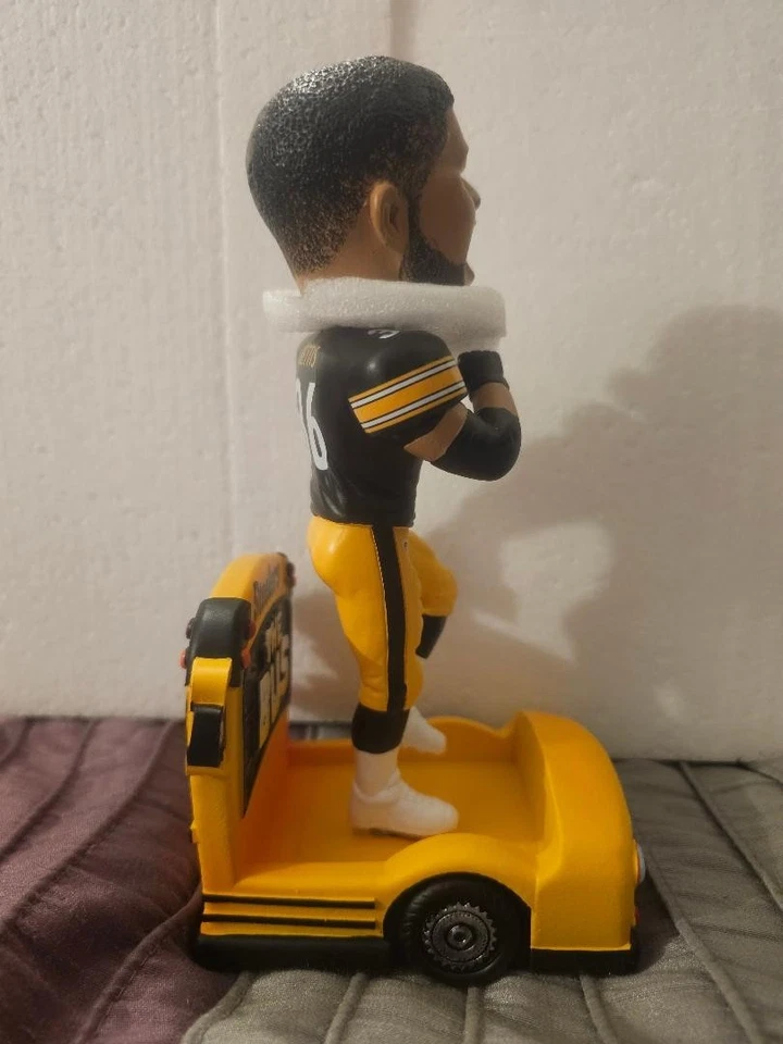 Bobblehead Jerome Bettis Pittsburgh Steelers "The Bus" #125 de solo 136 hecho Foto 3 de 4