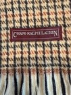 vintage CHAPS RALPH LAUREN autumn colors PLAID SCARF made in Japan 54 x 10.25 — photo 1