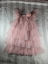 Girls 5 Years Love Shack Fancy x Gap Tiered Pink Tulle Dress Sold Out NWT