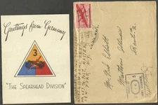 APO 253 [Germany] 1945 Spearhead  Division Christmas card