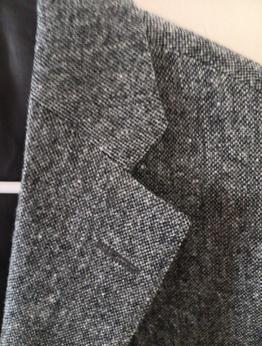SAMUELSOHN Tweed Wool Blazer Men's 40S Multicolor Pick Stitching Made Canada - Picture 6 of 12