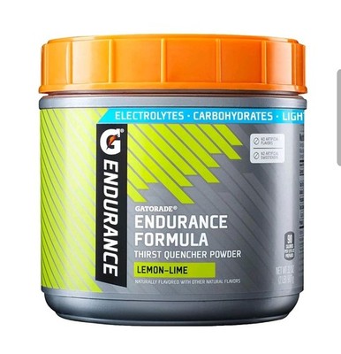 Gatorade Endurance Formula Thirst Quencher Powder Lemon Lime Flavor 32 oz