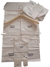 AUTHENTIC PHOEBE  PHILO HANGER W/ 5 DUST BAGS/ HEEL REPLACMENT/ CARD/ PAPERS