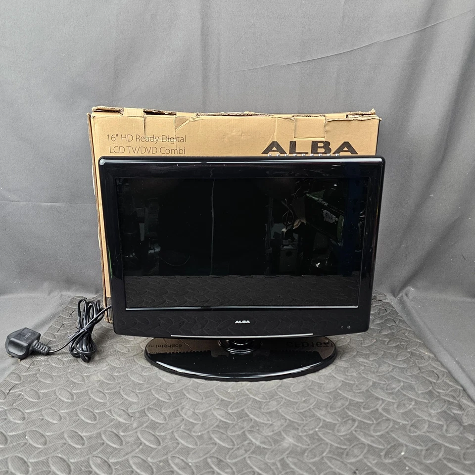 Alba 16" HD Ready LCD TV DVD Combi CFD1671A HDMI VGA SCART With Manual + Remote - Image 2 of 4