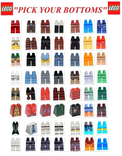 ☀️NEW Lego PICK YOUR LEGS PANTS Minifigure minifig figure bulk Lot Parts Bottoms