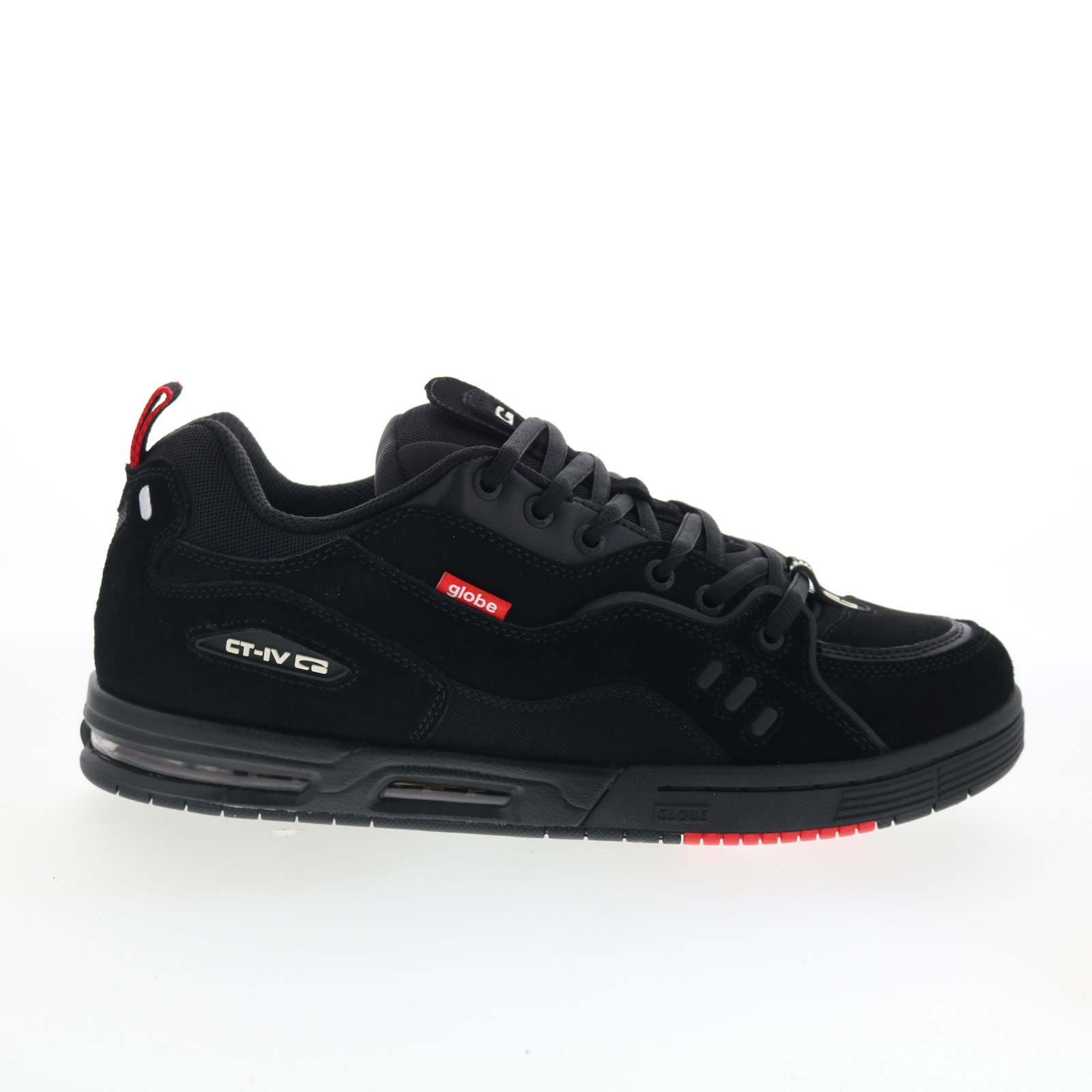 Globe CT-4 GBCT4 Mens Black Suede Lace Up Skate Inspired Sne