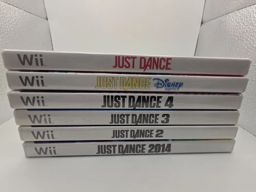 Lot of 6 Just Dance Wii Games Bundle Tested Working Complete Disney Party 2014 4