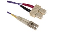 Kabel śWiatłOwodowy, śRednica: 50/125μM, OM3 Wielomodowy, Fioletowy, Lc/Sc RS CO