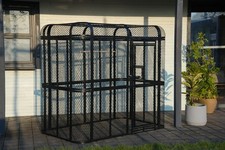 Extra Large Flight Metal Bird Cage Aviary Parrot Macaw Finch Tight Bar Spacing