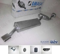 Imasaf ESD Auspuff Endtopf Ab Kat für Alfa 155 1.6/1.7/2.0 + TS + 16V 88-110KW