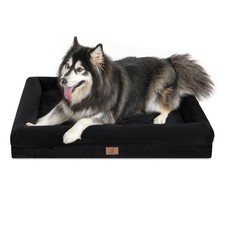 Yiruka XL Waterproof Dog Bed w/ Removable Washable Cover  Bolster for Large Dog