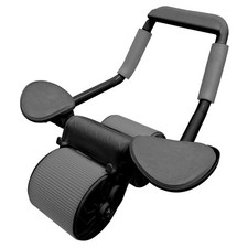Abdominal Roller Wheel. Core Strength, Abdominal Trainer, Black