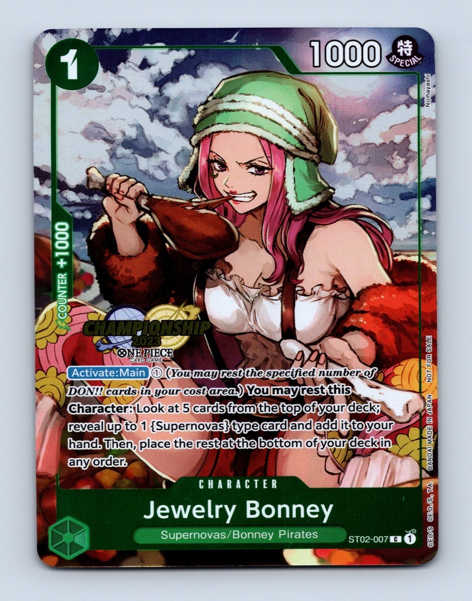 Jewelry Bonney CS 2023 Celebration Pack ST02-007 One Piece Card