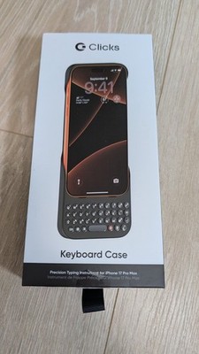 Clicks - Keyboard Case for iPhone 17 Pro Max - Onyx