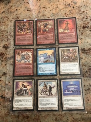 Mtg Lot 9 Magic The Gathering MASKS OF MERCHANDISE 1999 RARE MINT