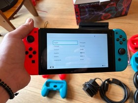 Nintendo Switch Console Bundle with Controllers, Mario Party, Minecraft, Just D&hellip;