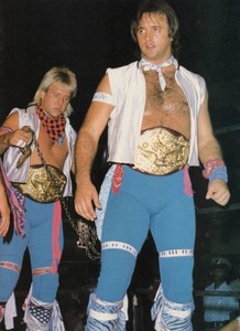 NWA NATIONAL WRESTLING ALLIANCE PINUP #1 (1986) ROCK & ROLL EXPRESS RICKY MORTON