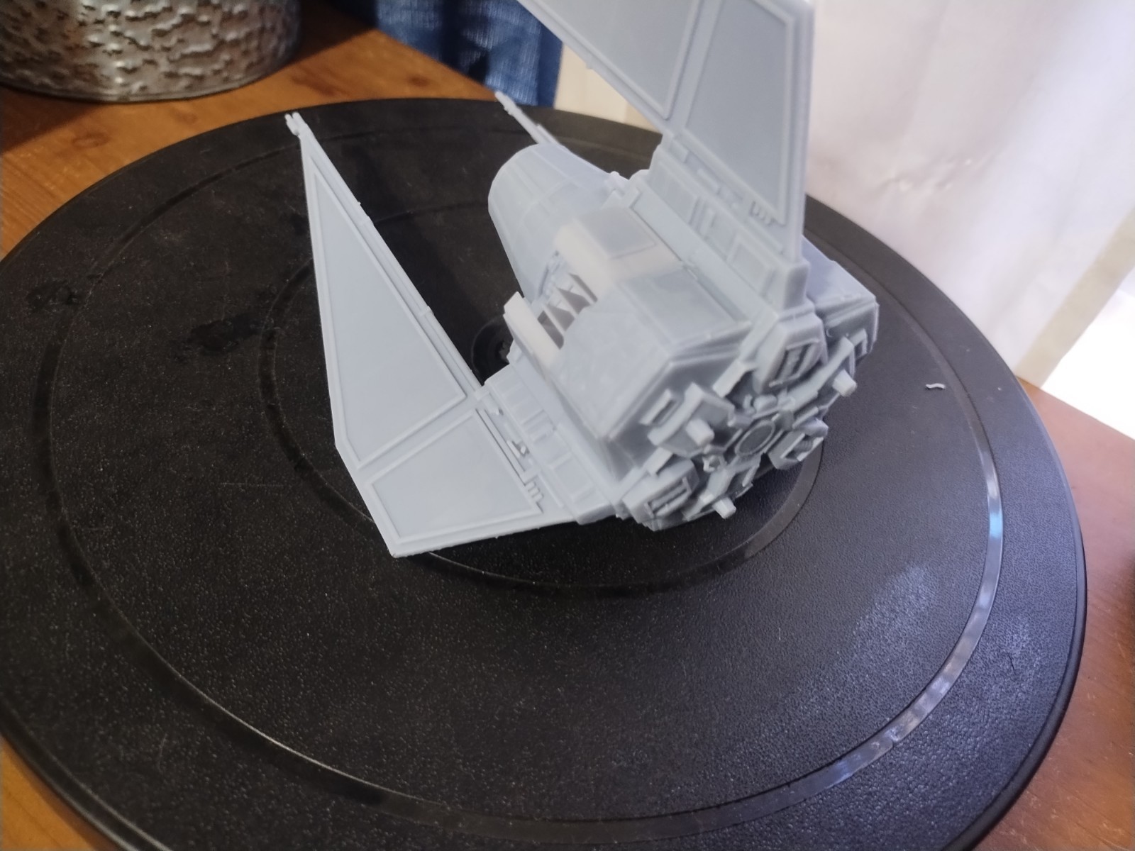 Star Wars Tie Phantom 3D Resin Print 6.5"x 5"
