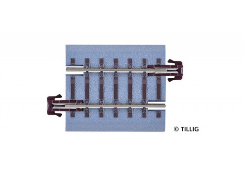 Tillig 83716 Gerades Bettungsgleis G5 (braun) - Länge 36,5 mm, TT | Zustand: Neu