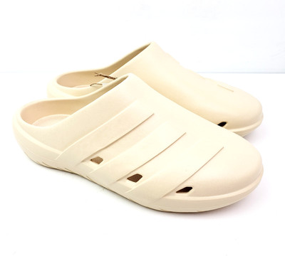 Adidas Adicane Clog Womens Size 9 Mens Sz 8 Beige Sand Slip On Sandals HQ9916