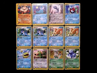Pokémon 2002/2003 EX Lot of 12 Vintage Rare Aquapolis/Sandstorm/Ruby-Sapphire