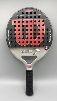 Wilson Hammer Paddle Platform Tennis Molded Graphite Racquet 8 High Power