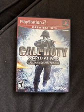 Call of Duty World at War: Final Fronts PlayStation 2 Disc Game And Manual