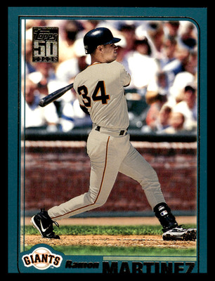 2001 Topps Ramon E. Martinez #253 San Francisco Giants MLB Baseball
