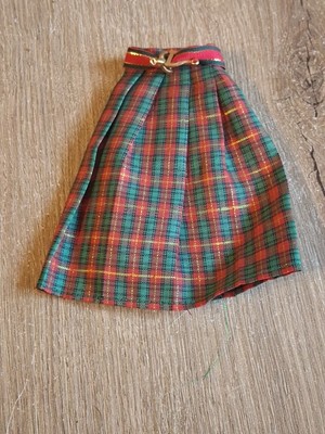 Puppenkleidung PUPPE - Barbie Ken - Kariertes Kleid 