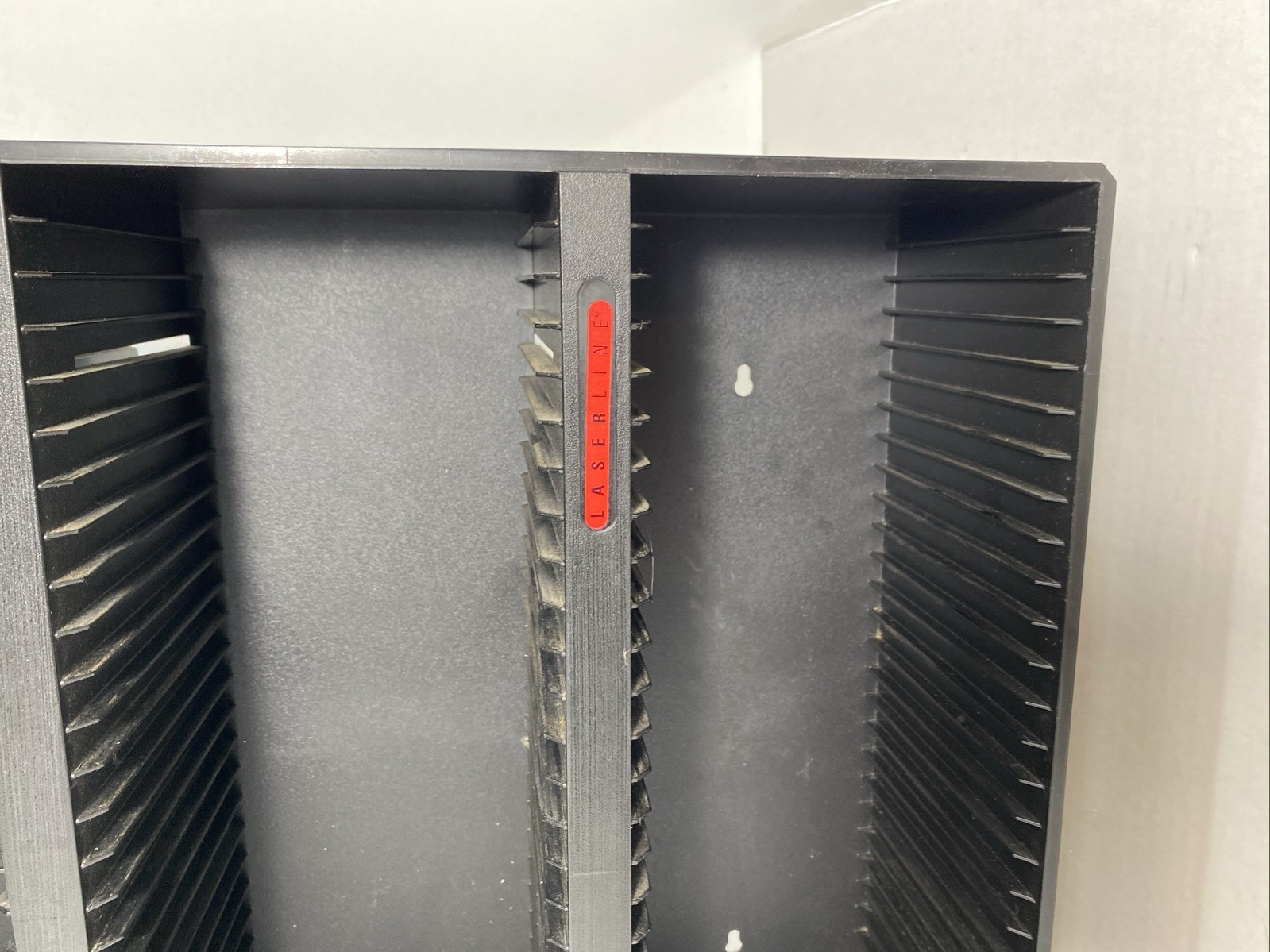 Laserline 90 CD CD90 Storage Case Wall Mount Rack Holder Black Plastic